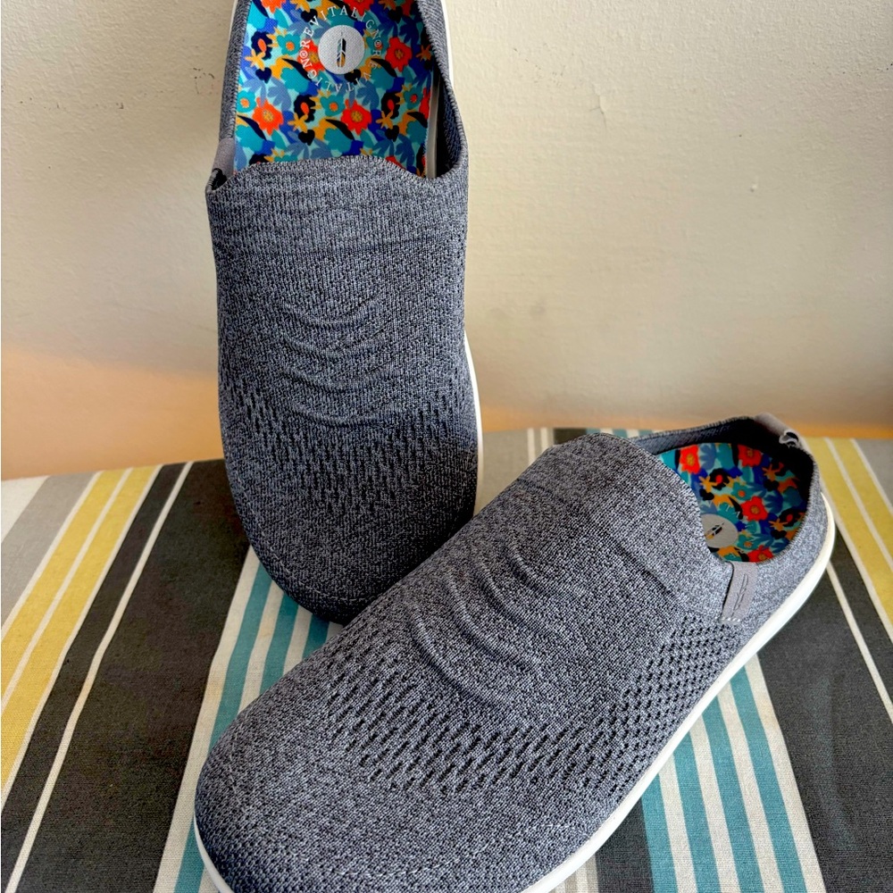 Revealign orthotic memory foam knit mules